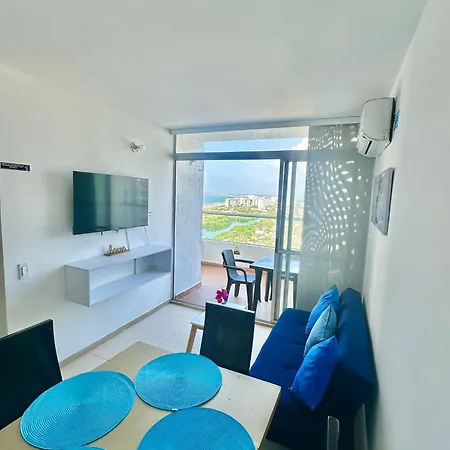 3br 2balconies Sea View Pool Near The Airport And *